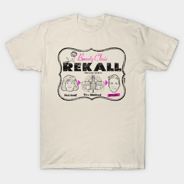 Rekall Beauty Clinic T-Shirt by spacelord